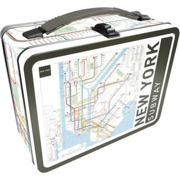 New York Subway Tin Lunch Box - Picture 1 of 4